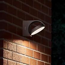 Philips Mimosa schwenkbare Terrassen Wandleuchte in Anthrazit