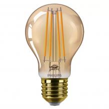 PHILIPS Deco Vintage LED Filament E27 7W wie 40W 470lm 1800K Extra Warmweiß Bernstein A60 nicht dimmbar