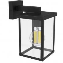 Philips Outdoor Wandleuchte Bellini mit E27 Fassung IP44 schwarz