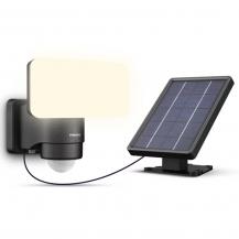 Philips Wandleuchte Tylus Solar-Sicherheitsleuchte für den Außenbereich mit Sensor in Schwarz - Tagelslichtweißes Licht