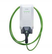 KEBA KeContact P40 Pro 22 kW, 3-phasig, 6 m Typ-2-Kabel, Weiß, LTE, WLAN, LAN, Bluetooth, RFID, MID, eichrechtskonform, Hersteller-Art.-Nr. 131.131