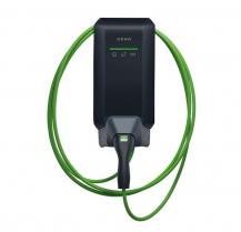 KEBA KeContact P40 Pro 22 kW, 3-phasig, 6 m Typ-2-Kabel, Schwarz, WLAN, Bluetooth, RFID, MessEV, Hersteller-Art.-Nr. 131.744