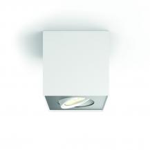 Puristischer Philips myLiving Box LED Deckenstrahler schwenkbar Warm Glow in Weiß