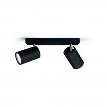 Philips myLiving Kosipo Deckenstrahler 2flg. Schwarz schwenkbar