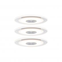 Paulmann 92907 Premium Einbauleuchte Set Whirl rd dim LED 3x5.5W 120mm Alu gedreht/Satin