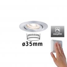 Paulmann 92974 EBL Set Nova mini Plus Coin EasyDim schwenkb 1x4,2W 2700K 230V Alu gedr/Alu