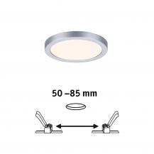 Paulmann 93033 EB Panel AREO VariFit IP44 6,5W 3000K 118mm Chrom matt Kst