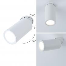 Paulmann 93086 LED Einbauleuchte 3-Stufen-dimmbar Turnal modern rund 60mm 90° Coin 6W dimmbar warmweiß Weiß matt
