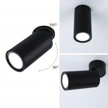 Paulmann 93088 LED Einbauleuchte 3-Stufen-dimmbar Turnal rund 60mm 90° Coin 6W dimmbar gemütlich warmweiß Schwarz matt