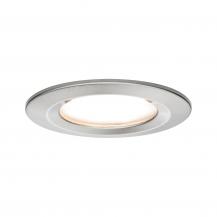 Paulmann 93457 Einbauleuchte Set Nova Coin rund starr LED 6.5W 2700K Eisen