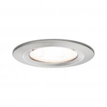 Paulmann 93633 Einbauleuchte Nova rund starr max. 35W GU10 Eisen gebürstet