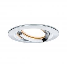 Paulmann 93683 Einbauleuchte Set Nova Plus Coin dim IP65 rd schw LED 6.8W 633lm 2700K Chrom/Alu