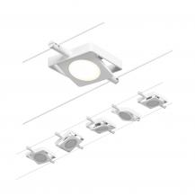 Paulmann 94422 Corduo Seilsystem Set 5-flammig MacLED matt Chrom 12V