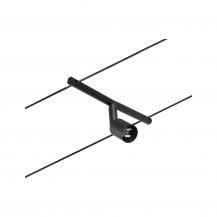 Paulmann 94447 Wire Spot Salt max1x10W GU5,3 Schwarz matt/Chrom 12V DC 60VA Kunststoff/Metall