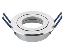 Schwenkbare Einbauleuchte Ring 83mm alu poliert Sigor