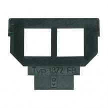 Busch-Jaeger 1872 EB Sockel 2 x 6- und 8-polige Modular-Jack Kat. 5 ungeschirmt