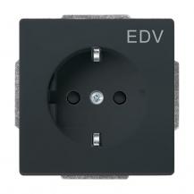 Busch-Jaeger 20 EUCKS/DV-81 SCHUKO® Steckdosen-Einsatz mit Aufdruck "EDV"