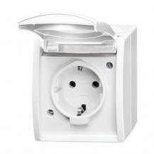 Busch-Jaeger 20 EW-54 SCHUKO® Steckdose mit Klappdeckel