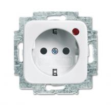 Busch-Jaeger 2310EUGL/VA-214-11 Busch-Protector® SCHUKO® Steckdosen-Einsatz mit Überspannungsschutz
