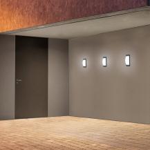 Helestra KAPO A18610.93 LED-Wandleuchte 10 W 3000 K Warmweiß, Graphit, 500 lm, IP54, dimmbar
