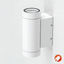 EVN LED Wandleuchte In&Out 2-flg  weiß IP54 3000K warmweißes Licht