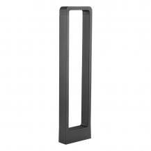 EVN LED Pollerleuchte Aluminium Druckguss IP54 Anthrazit 650 mm 3000K inkl. 2 Bodenanker