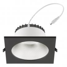 EVN ES54204925 LED Deckeneinbauleuchte quadratisch 20W 3000K/4000K/5700K weiß Notlicht IP54 Einbaudurchmesser 145 mm