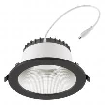 EVN ET54200925 LED Deckeneinbauleuchte 20W 2500lm 3000K/4000K/5700K IP54 schwarz rund dimmbar Einbaudurchmesser 145 mm