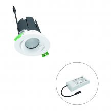 EVN F10RXXXM1330L55D COB-LED Deckeneinbauleuchte rund 13 W 3000 K Warmweiß 1668 lm DALI/DALI-2 55° schwenkbar Einbaudurchmesser 70 mm