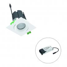 EVN F11RXXXM1330L24P COB-LED Deckeneinbauleuchte 13 W 3000 K 1668 lm CRI92 weiß quadratisch Einbaudurchmesser 70 mm