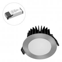 EVN L44101327 LED Deckeneinbauleuchte dimmbar 10W 2700K Chrom IP54 Einbaudurchmesser 85mm
