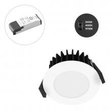 EVN LED Deckeneinbaustrahler Weiß dimmbar mit veränderbarer Farbtemperatur IP54 Badezimmerstrahler 220-240V/AC 7W