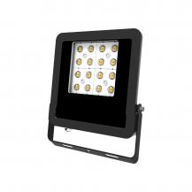EVN Flacher wetterfester LED Fluter 50W 4000K leistungsstark mit 6000 Lumen IP65 schwarz