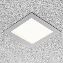 EVN LED Einbaupanel mit warmweißem Licht silber IP20 15W 3000K 1000lm