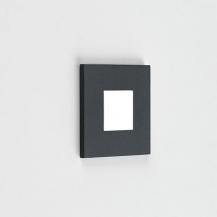 EVN LED Wandeinbauleuchte anthrazit IP44 1.8W 3000K warmweißes Licht feuchtraumgeeignet