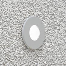 EVN LED Wandeinbauleuchte weiß IP44 12V/DC 0.6W 6000K mit kaltweißem Licht feuchtraumgeeignet EinbauØ55