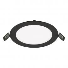 LED Einbaupanel rund 12W 3000K/4000K schwarz IP54 170mm Einbaudurchmesser 157mm