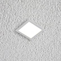 EVN Minimalistische Quadratische LED-Deckenleuchte in Weiß IP20 4.5W 3000K warmweißes Licht
