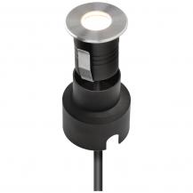 Aluminium LED Bodeneinbauspot für Terrasse und Einfahrt rund IP67 12V/DC 1.5W 3000K Wegebeleuchtung von unten