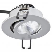 EVN LED Decken-Einbaustrahler mit universalweißem Licht rund schwenkbar chrom matt IP20 8.4W 4000K 1060lm 90Ra EinbauØ68