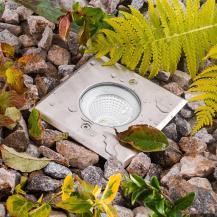 EVN Fassadenbeleuchtung mit dem LED Bodeneinbaustrahler IP67 6W 3000K 420lm EinbauØ100