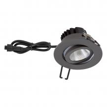 EVN PCE650061602 COB LED Deckeneinbauleuchte 6W 3000K V4A Edelstahl anthrazit schwenkbar IP65 Einbaudurchmesser 68 mm