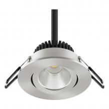 EVN LED Decken-Einbaustrahler mit warmweißem Licht dimmbar  rund schwenkbar EDS IP20 6W 3000K 528lm EinbauØ68