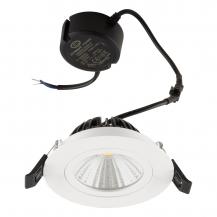 EVN PS54060102 COB LED Deckeneinbauleuchte 5,5W 3000K Weiß schwenkbar IP54 Einbaudurchmesser 68 mm