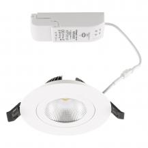 EVN PS54140102 COB LED Deckeneinbauleuchte Weiß 14W 3000K schwenkbar • Einbaudurchmesser: 100 mm