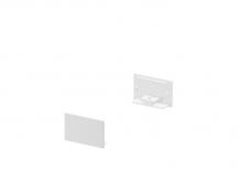 SLV 1000560 GRAZIA 20 Endkappe für GRAZIA Aufbauprofil flach, 2 Stk., flache Ausführung, weiss