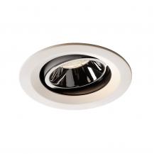 SLV 1003621 NUMINOS MOVE DL M Indoor LED Deckeneinbauleuchte weiß/chrom 4000K 55° dreh- und schwenkbar