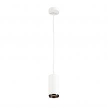 SLV 1004256 NUMINOS PD PHASE M Indoor LED Pendelleuchte weiß/schwarz 3000K 60°