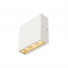 SLV 1005125 BIG QUAD Innen- und Außen Wandleuchte weiss 2-flammig