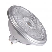 SLV 1005282 QPAR111 GU10 LED Strahler dimmbar silber 12,5W 4000K CRI90 30° neutralweißes Licht mit hoher Farbwiedergabe